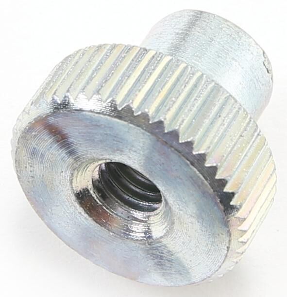 Fix-nippel kartelmoer knurled nut f. brake rod