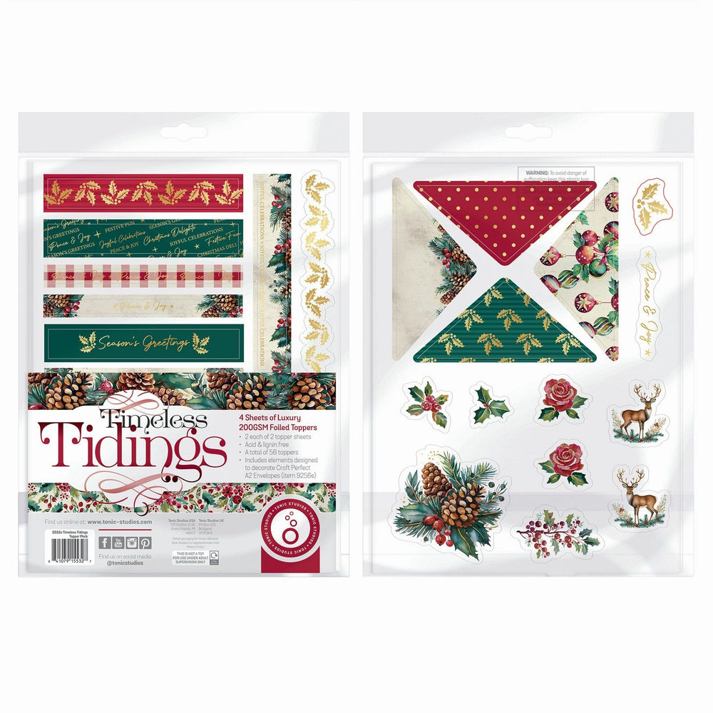 Tonic studios • timeless tidings topper set