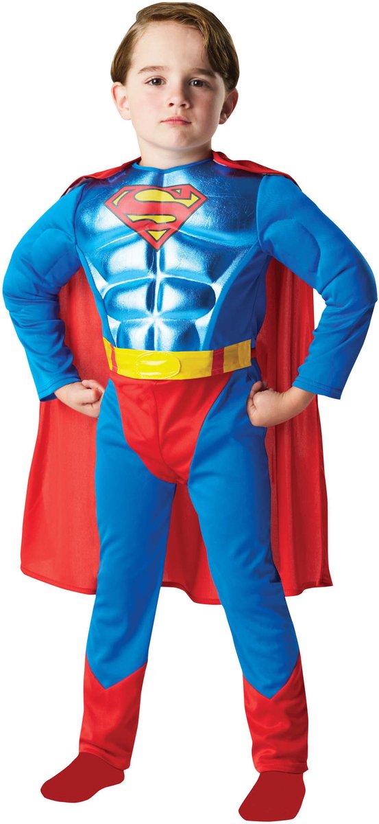 Rubies france - deluxe superman-kostuum - 134 140 (9-10 jaar)