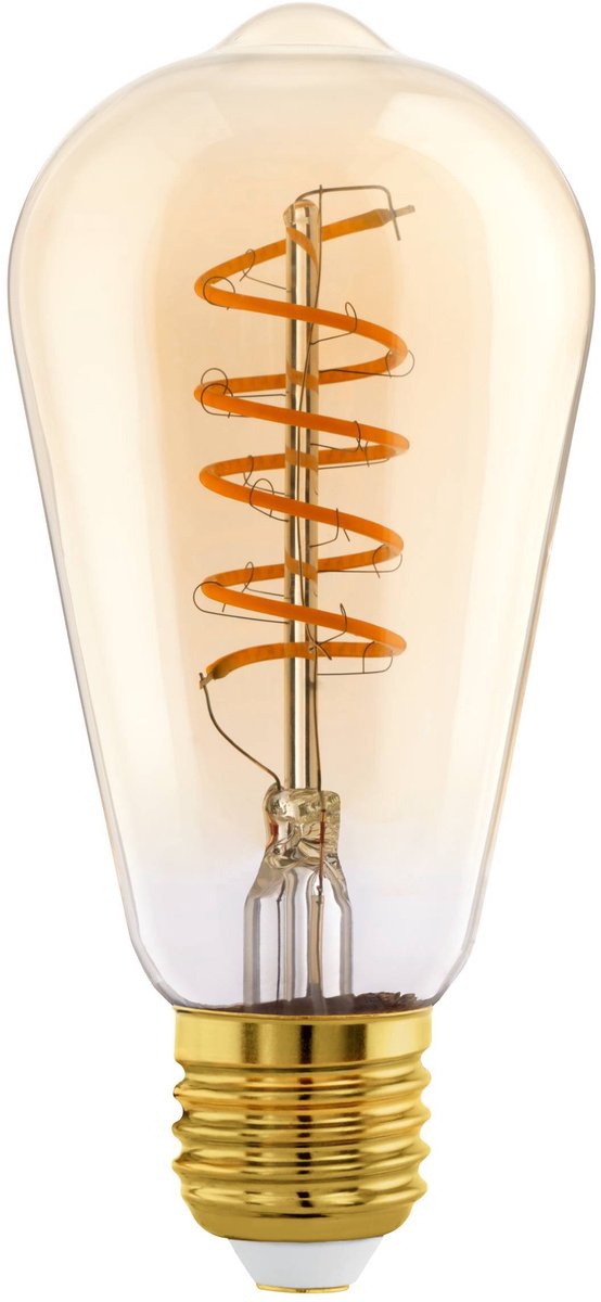 Eglo led lamp - e27 - ø 6.4 cm - amber - 806 lumen - 2700k
