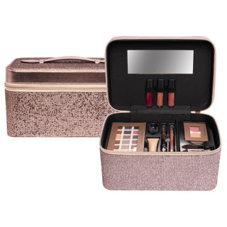 Casuelle beautycase brons glitter