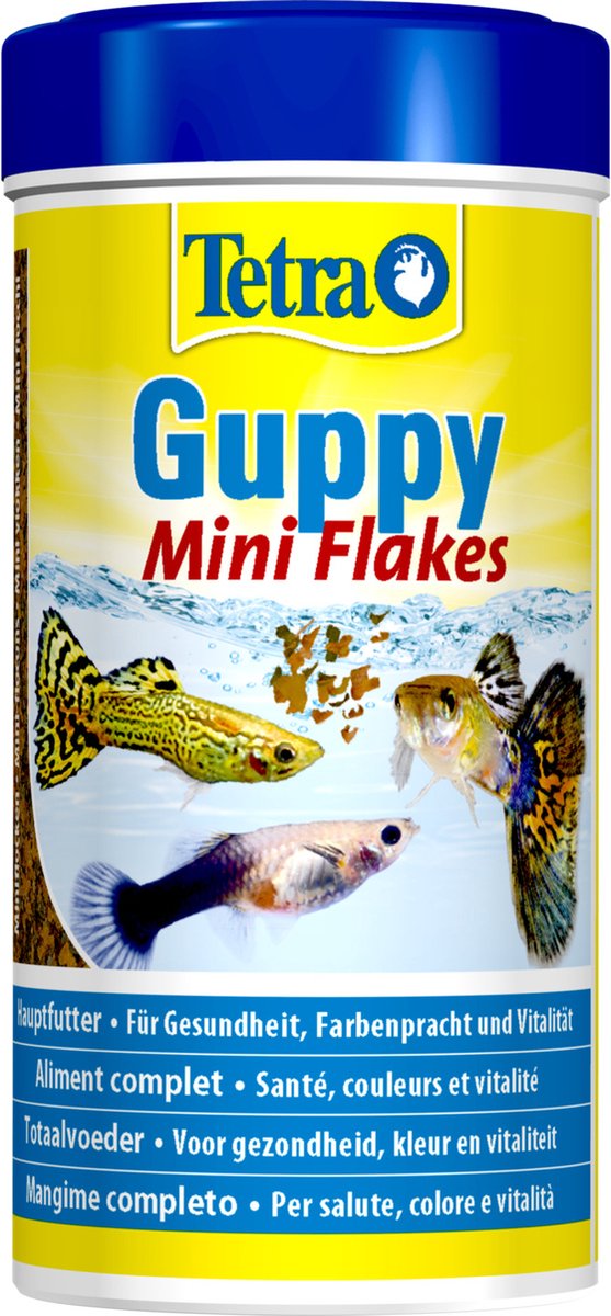 Tetra Guppy Flakes - Fish Food - 250 ml