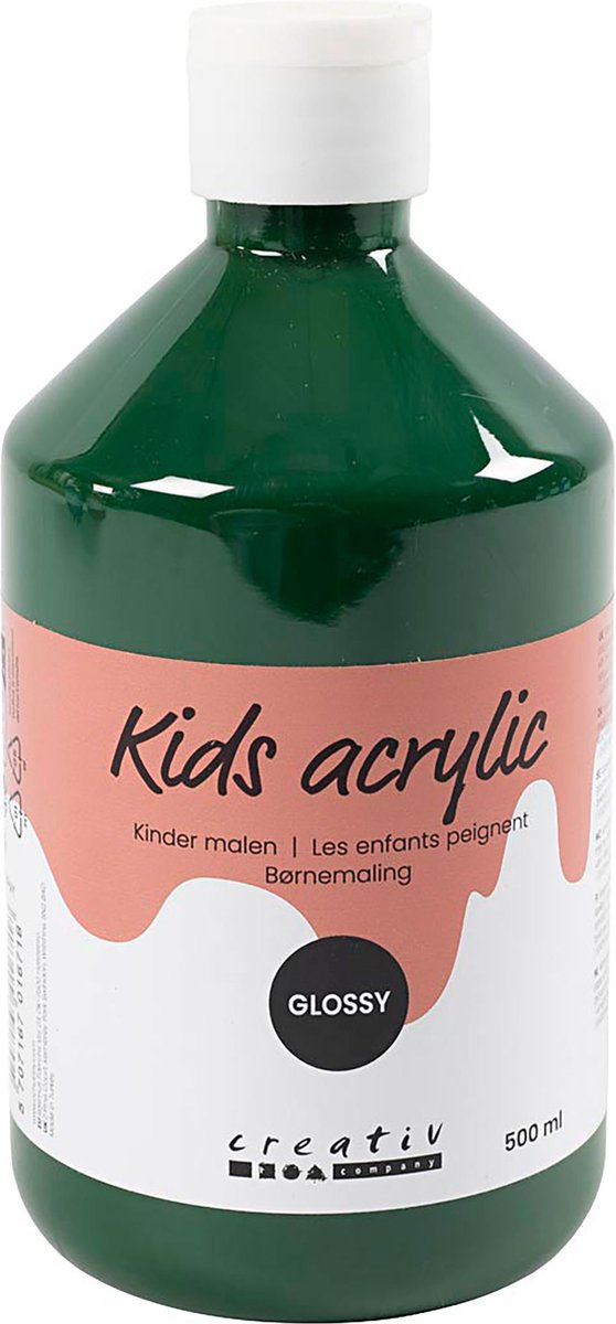 A-color glossy acrylverf, donkergroen, 01 - glossy, 500 ml