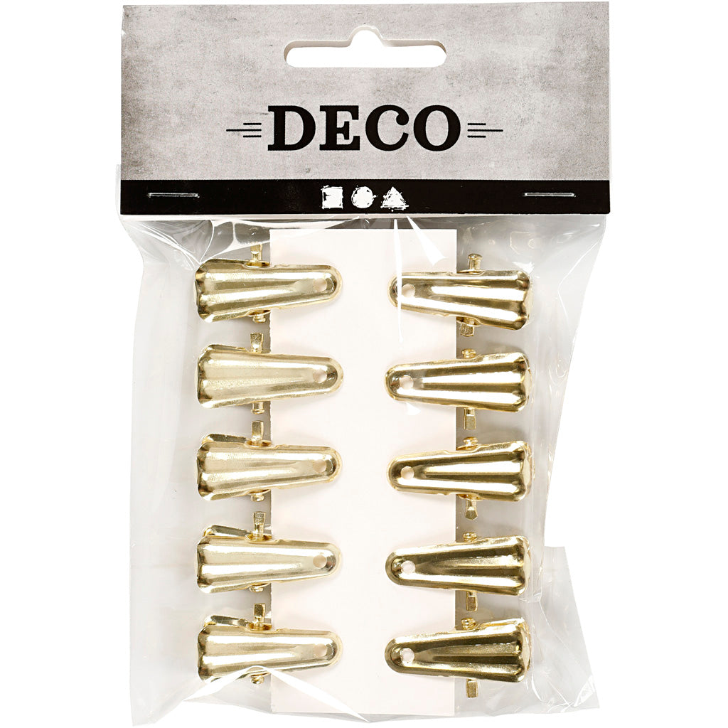 Creativ company https: www.cchobby.nl deco-knijpers-l-27-mm-b-14-mm-goud-10-stuk-1-doos