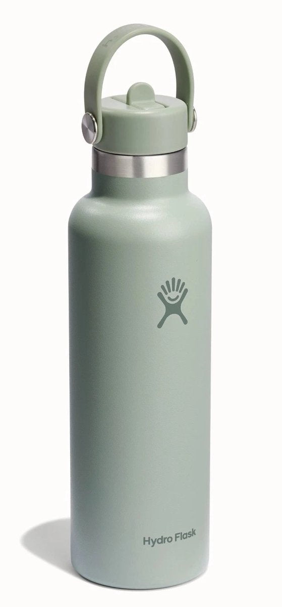 Hydro flask thermosfles met riet 621ml - houdt tot 24u koel