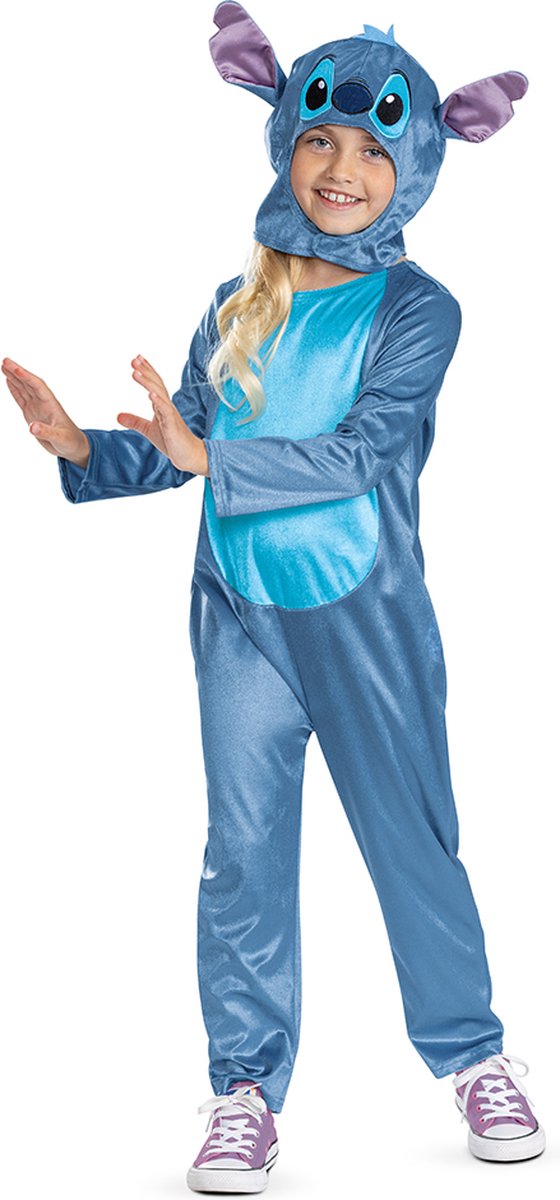 Disguise disney - lilo stitch, kostuum stitch classic, maat m (7-8 jaar), kind