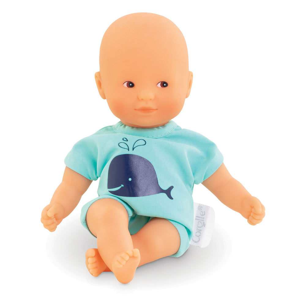 Corolle mon premier poupon badpopje - blauw, 20cm