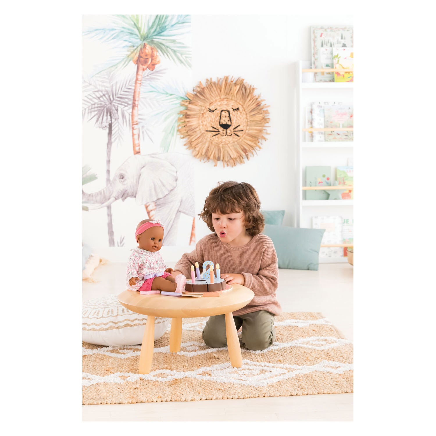 Corolle - Houten Verjaardagstaart