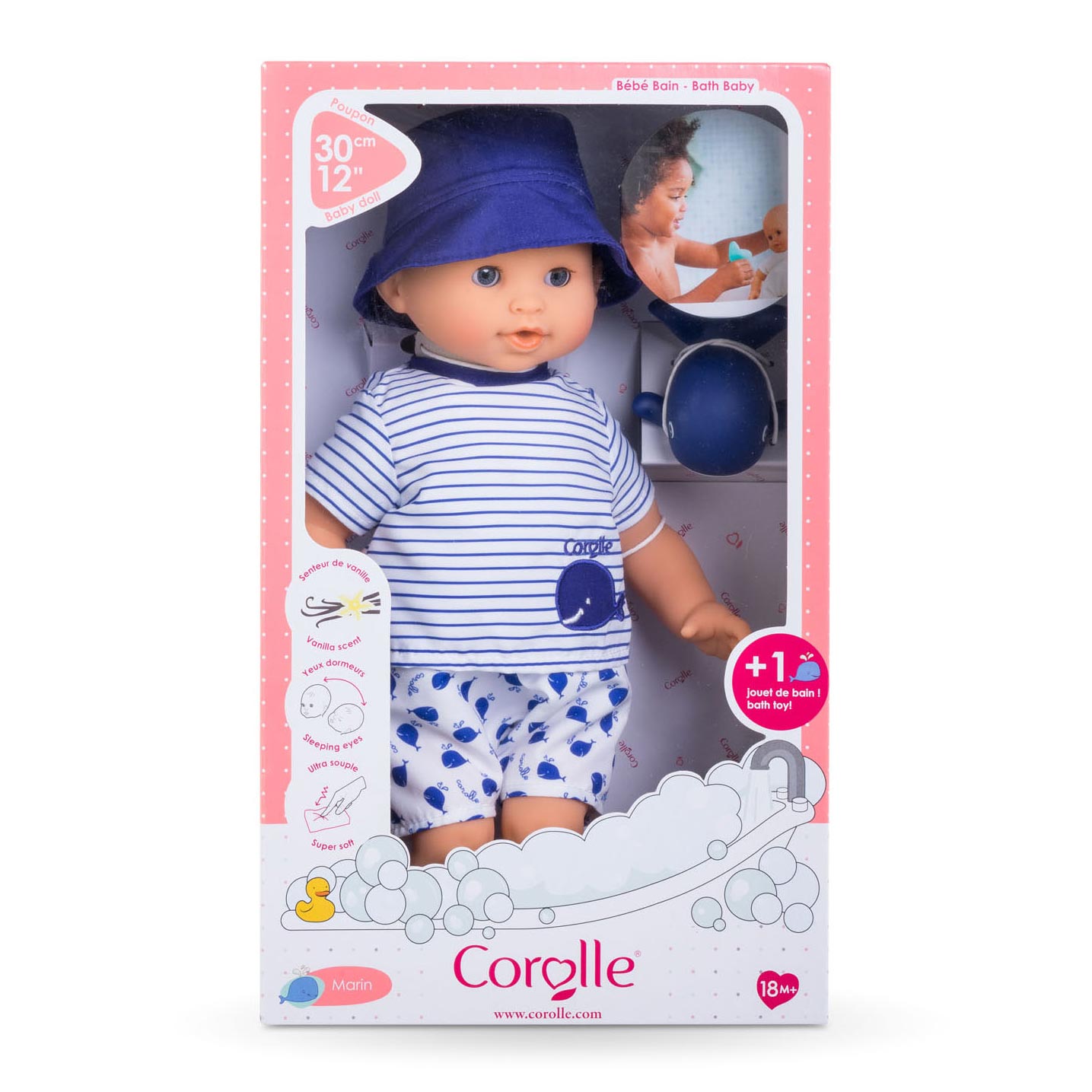 Corolle mon premier poupon badpop - marin, 30cm