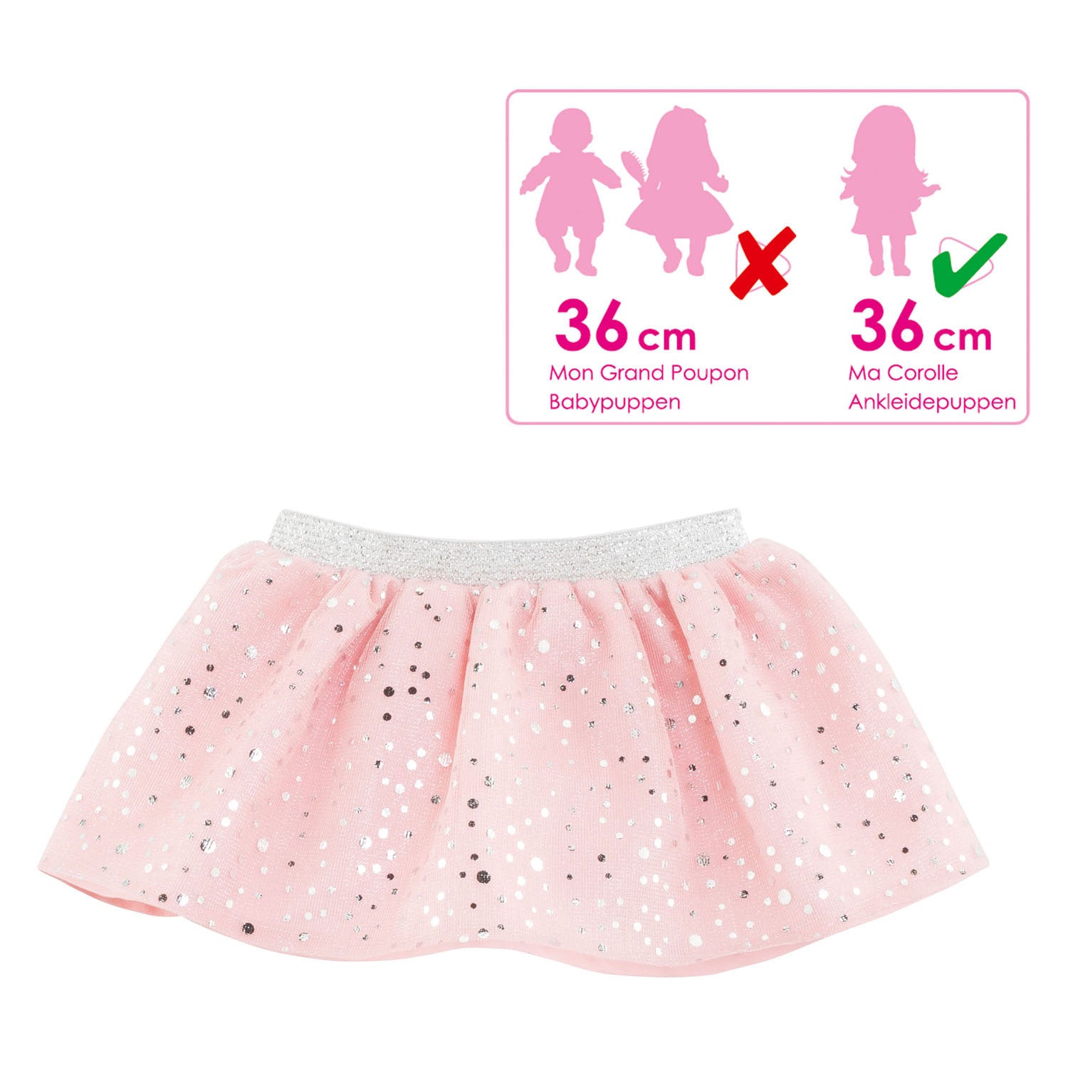 Ma Corolle - Poppenrok Magisch