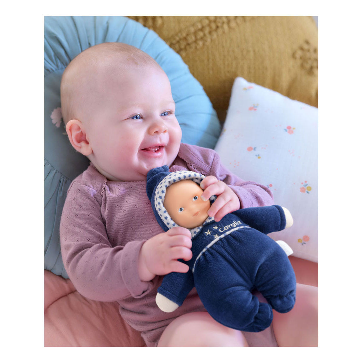 Corolle mon doudou babidoux marineblauwe starry dream babypop, 20cm