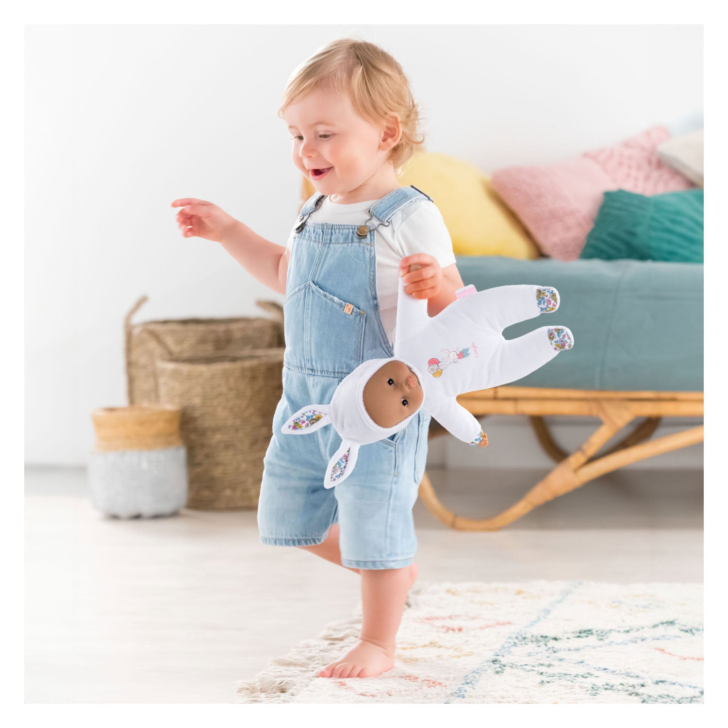 Corolle mon doudou liefje babypop - konijn wit, 30cm