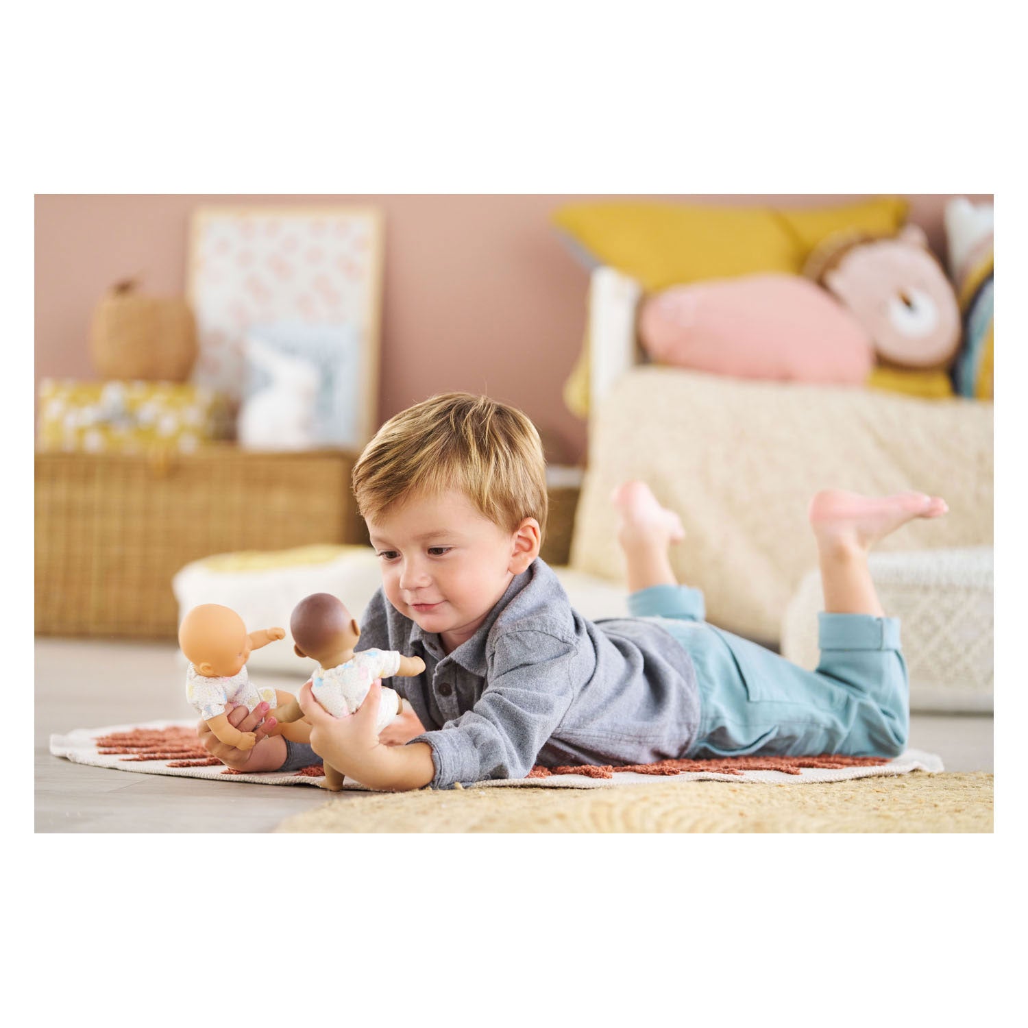 Corolle mon premier poupon mini calin babypop - konijn blauwe ogen, 20cm