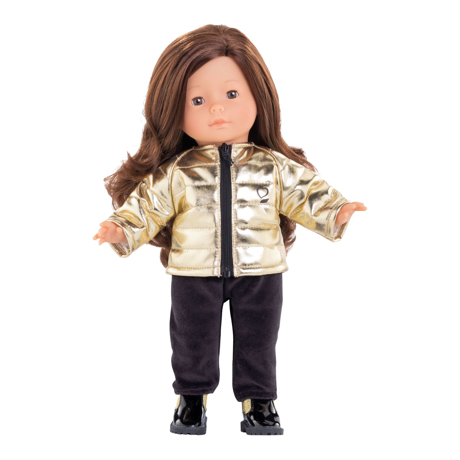 Ma Corolle Gewatteerde Jas Couture Goud, 36cm