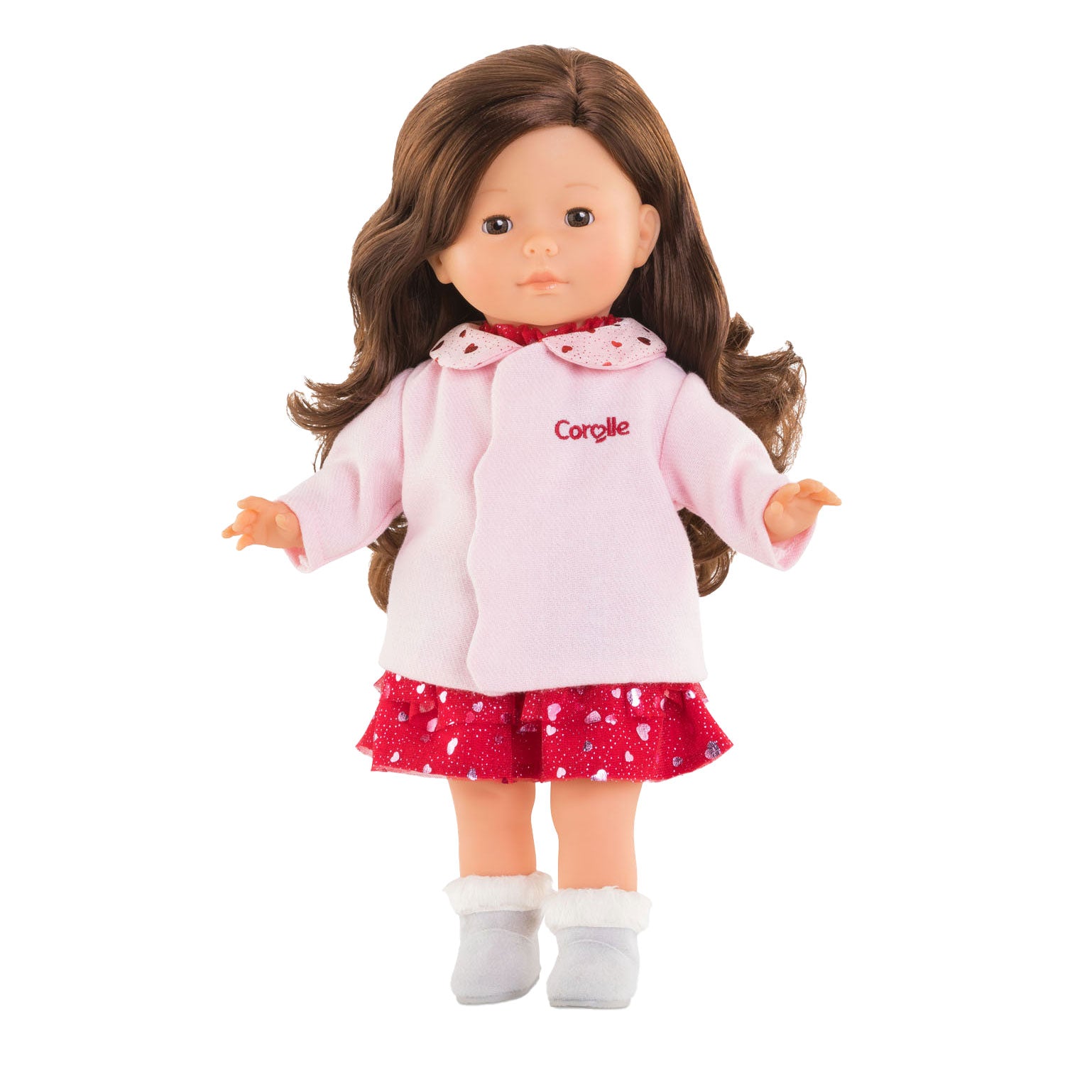 Corolle mijn jas hartjes, 36cm