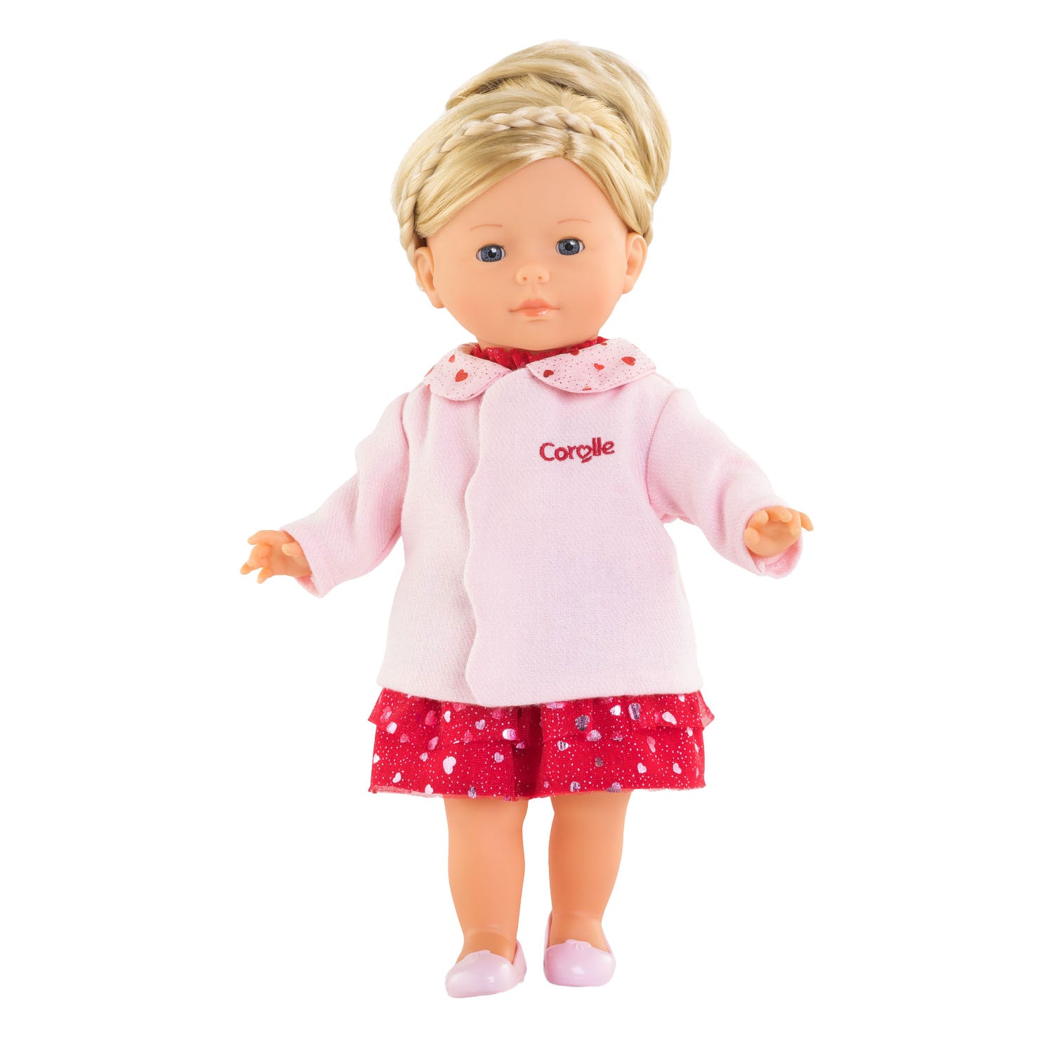 Corolle mijn jas hartjes, 36cm