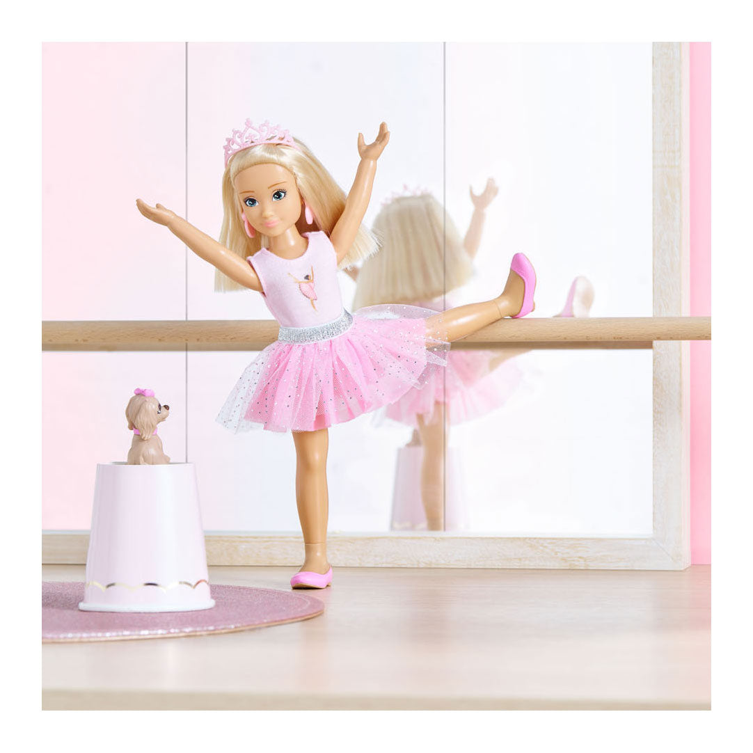 Corolle meisjes - Valentijnsballerina modepop set