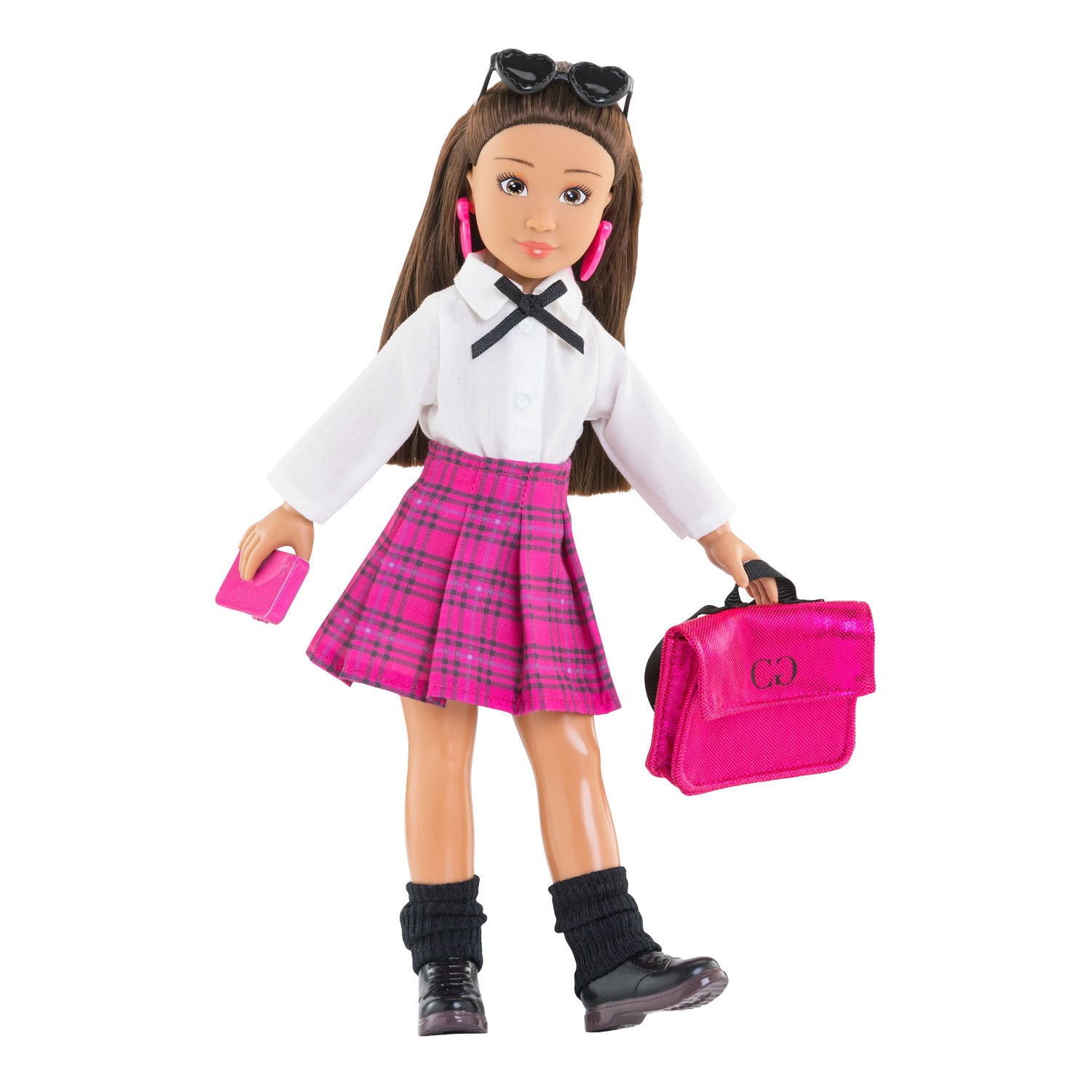 Corolle meisjes - engelse student poppenkleren