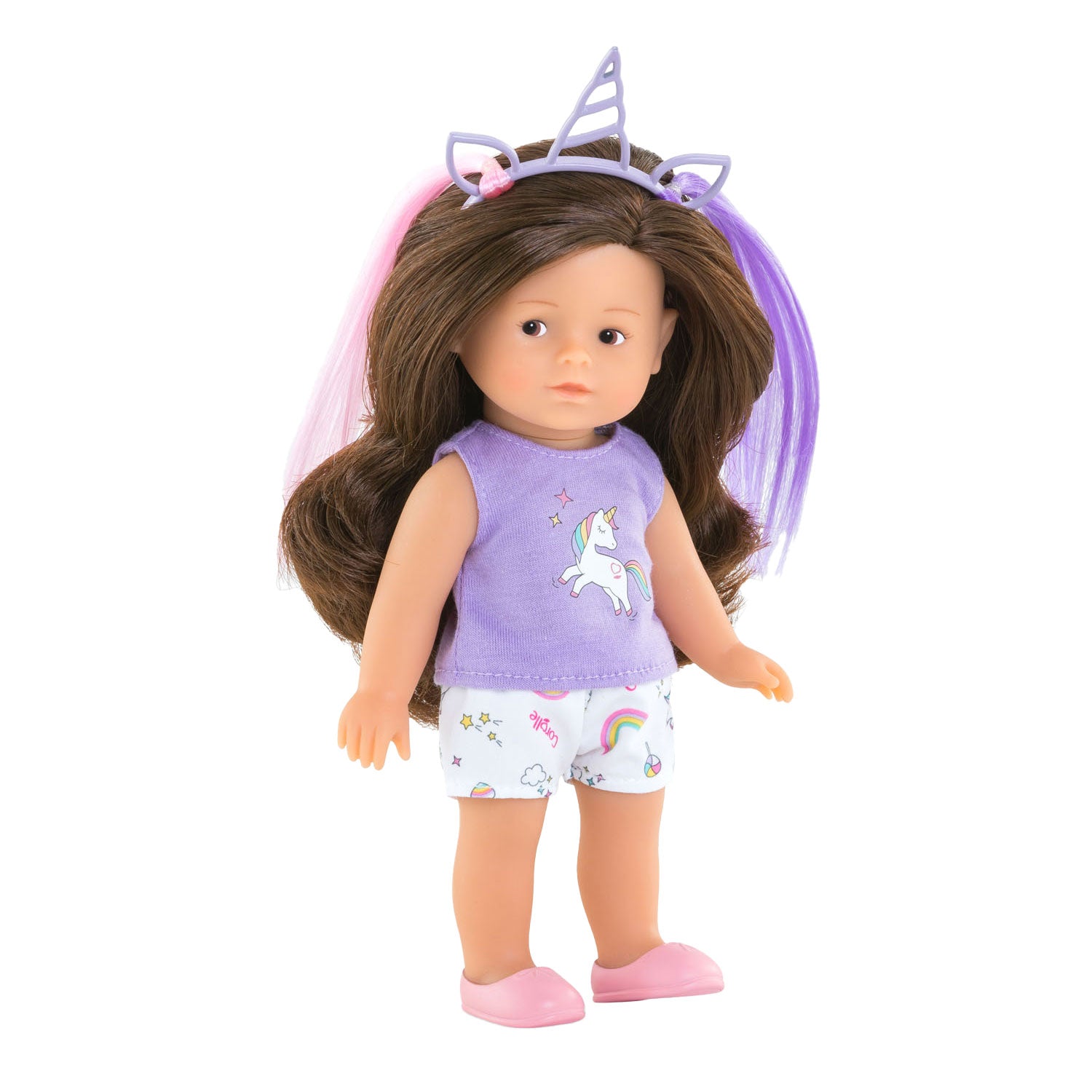 Corolle pop eenhoorn romy 20cm - mini corolline speelset met accessoires.