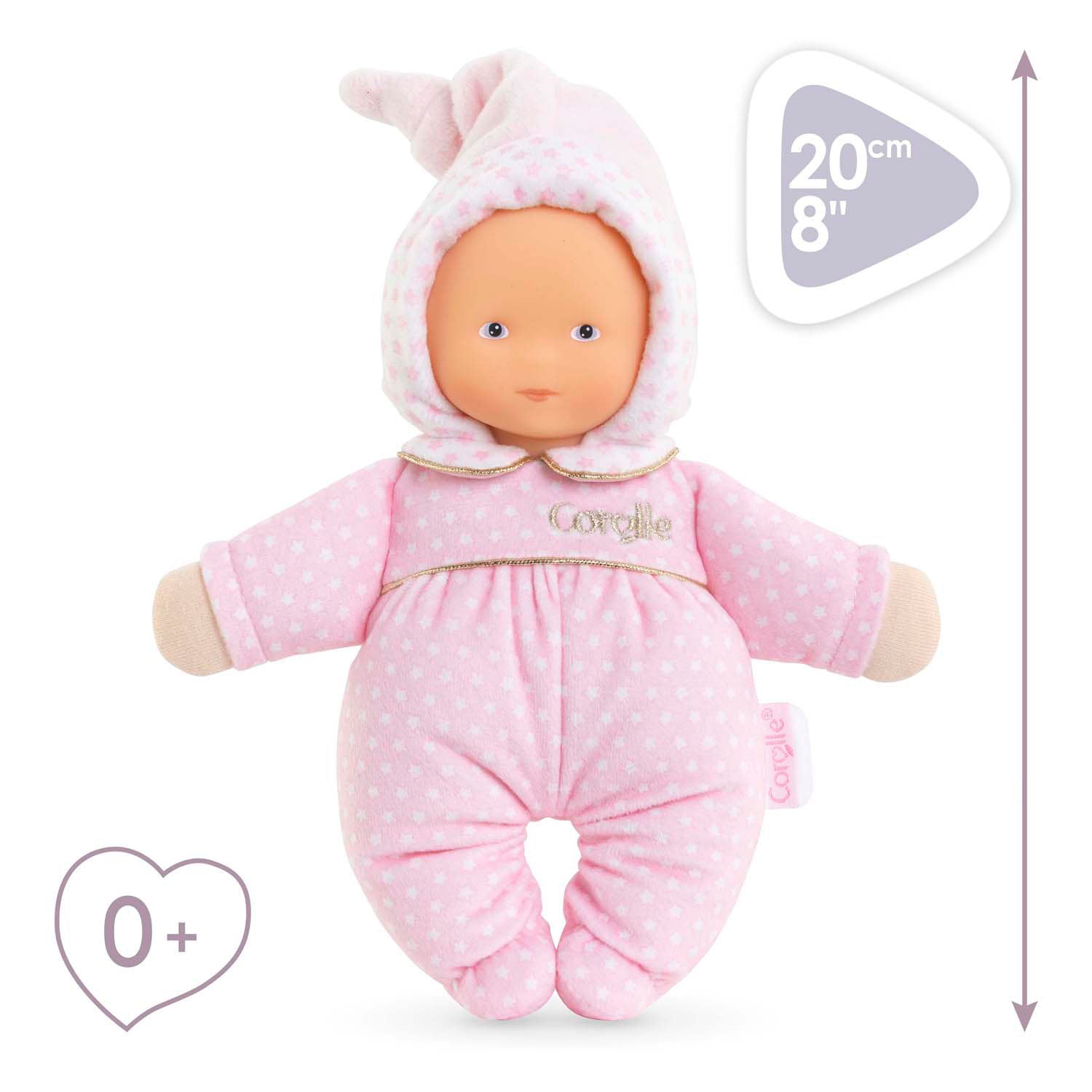 Corolle babidoux - sterrendromen pop, 20cm