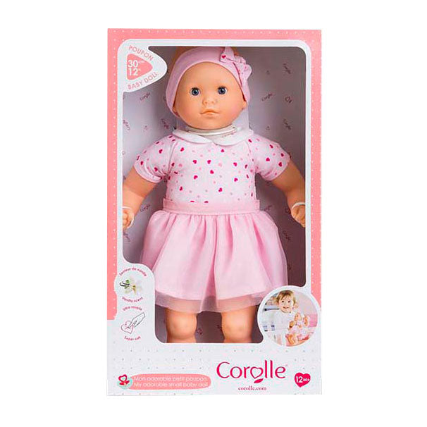 Corolle kleine babypop met hartjes, 30cm