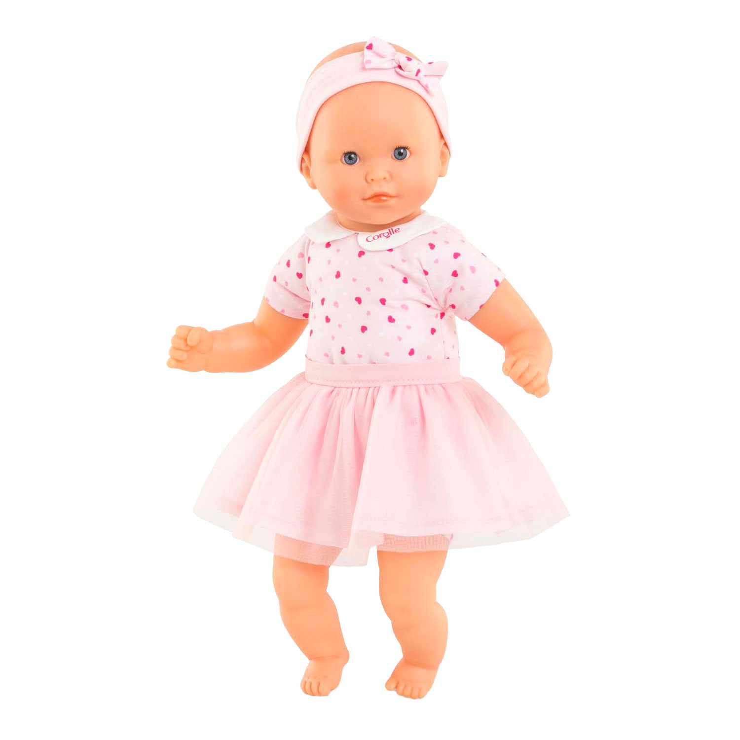 Corolle kleine babypop met hartjes, 30cm