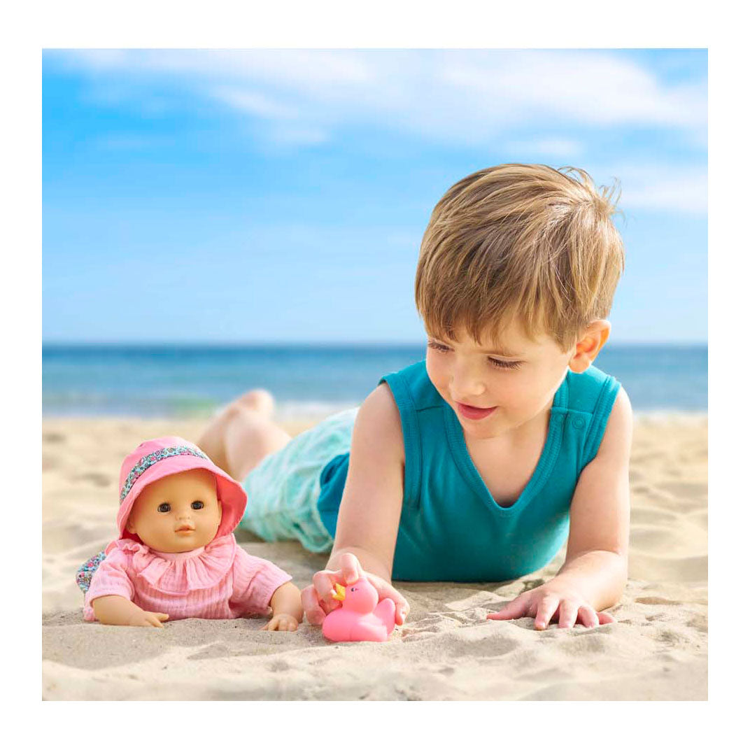 Corolle badpop coralie met badeend - bloeier, 30cm