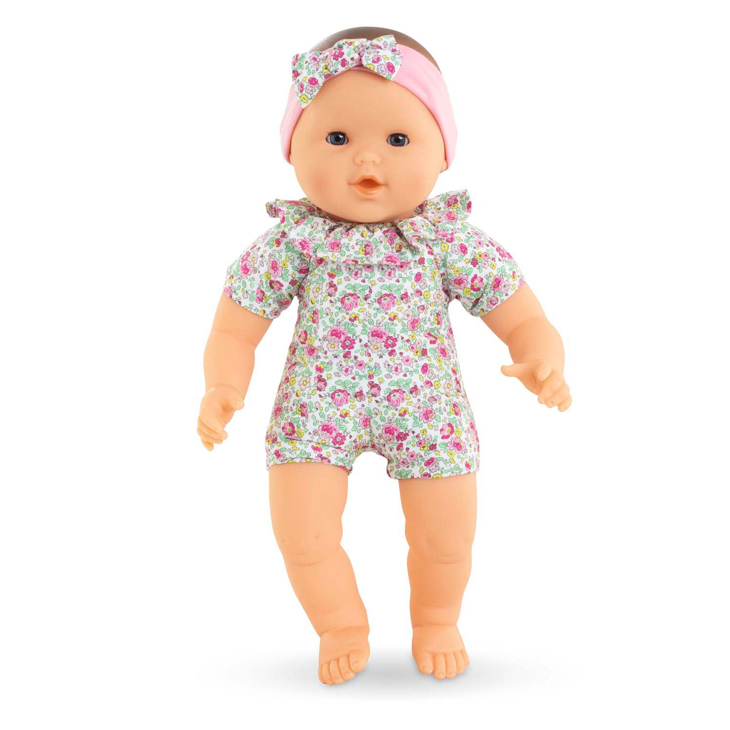 Corolle grote babypop met bloemetjes, 36cm