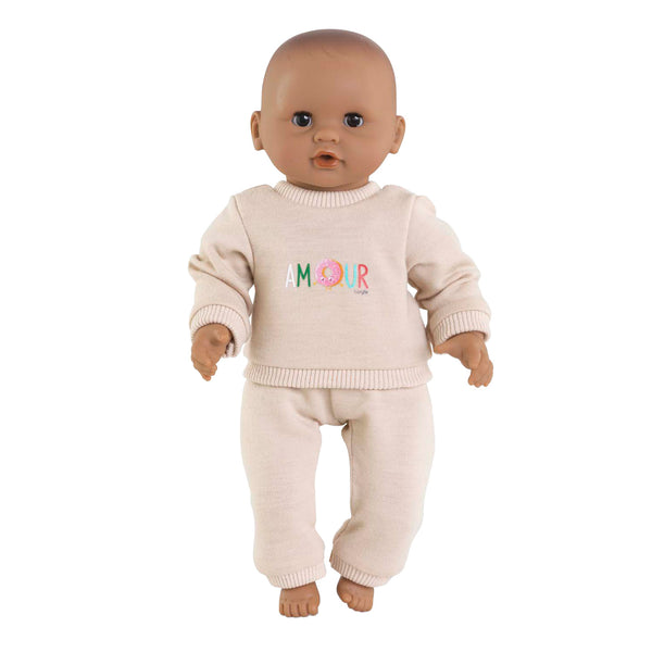Corolle beige trainingspak voor babypop, 30cm