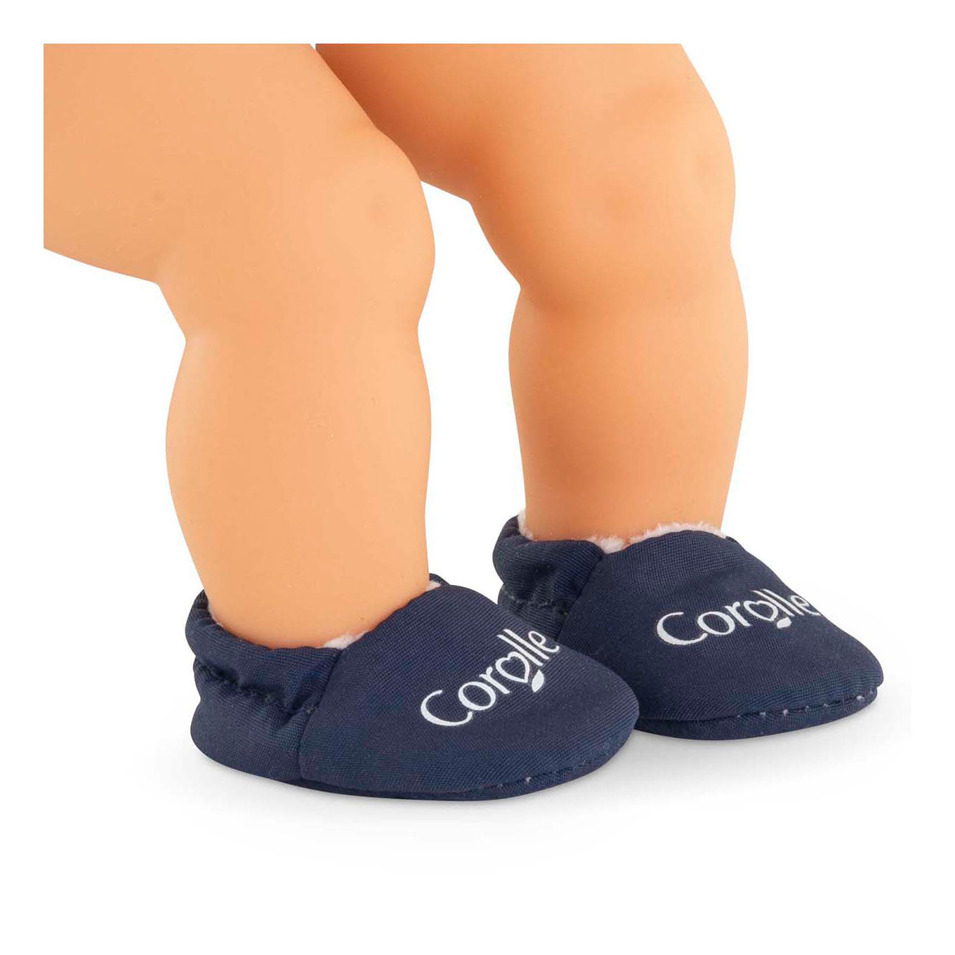 Corolle marineblauwe pantoffels voor babypop 30cm