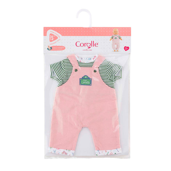 Corolle t-shirt en overall voor babypop, 36cm