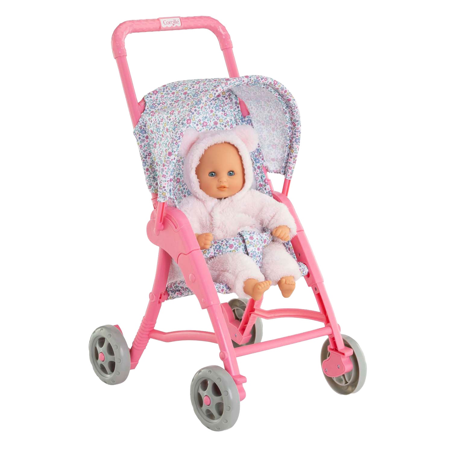 Corolle kinderwagen bloemen voor babypop, 30cm