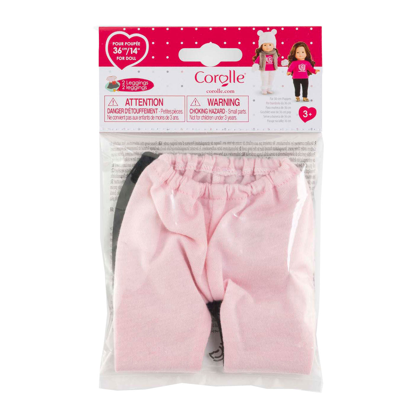 Corolle set van 2 leggings voor poppen, 36cm