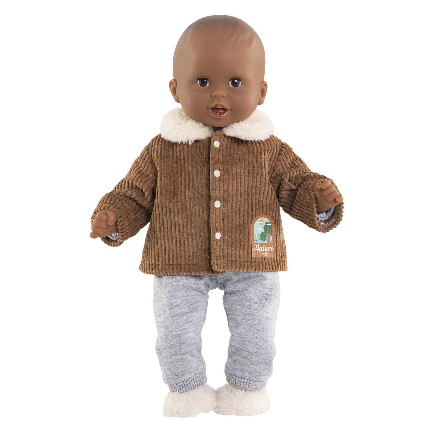 Corolle velours jasje kleine ontdekker - 30cm