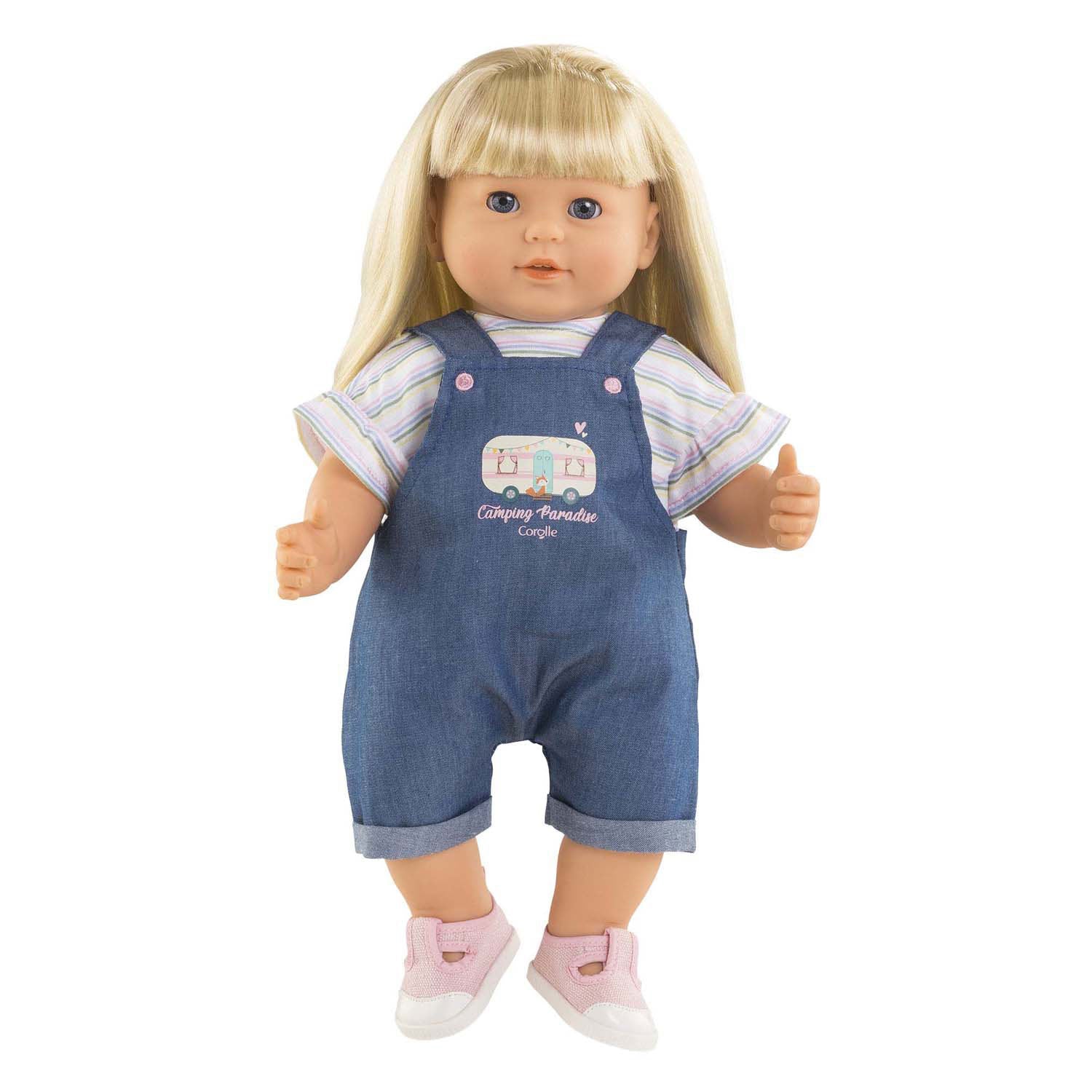 Corolle poppen jeans overall met t-shirt kleine ontdekker - 36cm