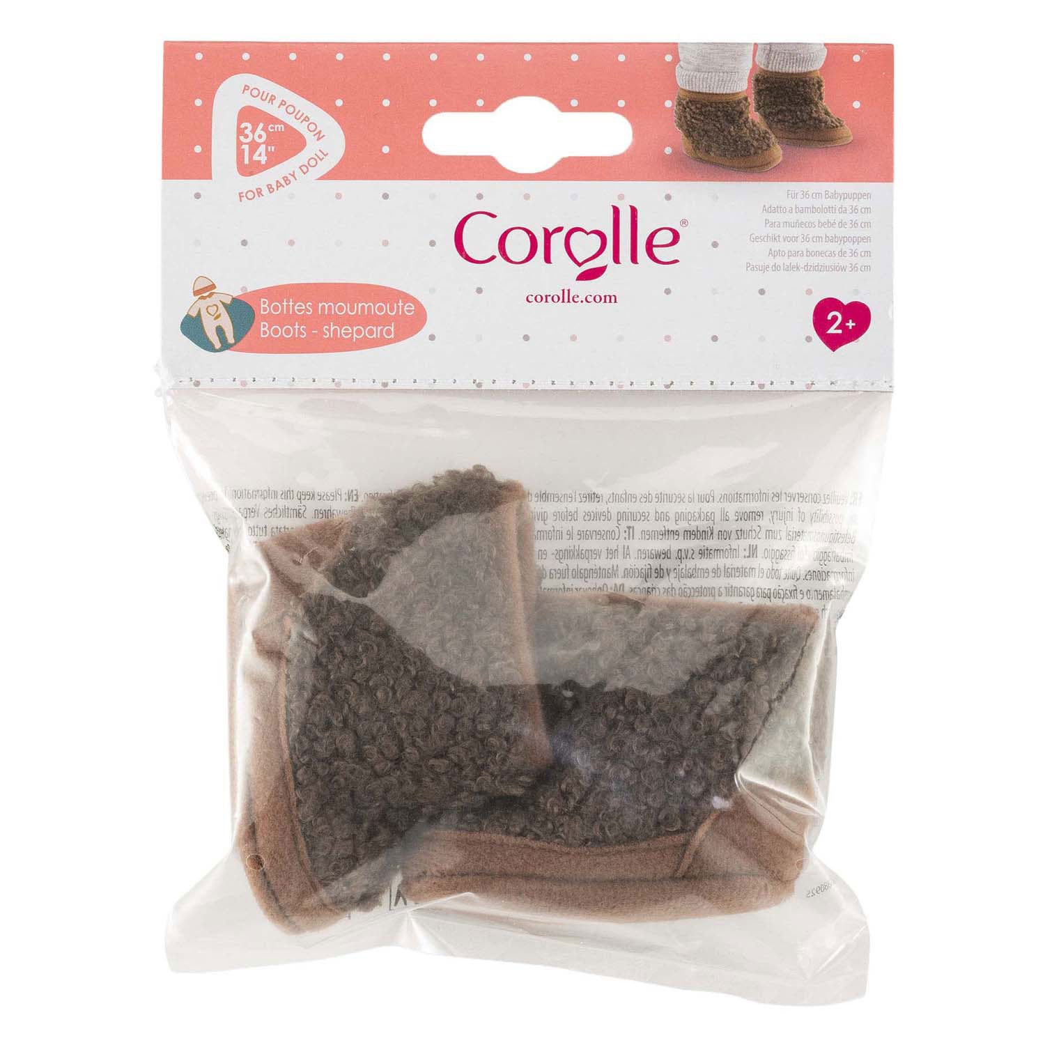 Corolle schapenvachten poppenschoenen - 36cm