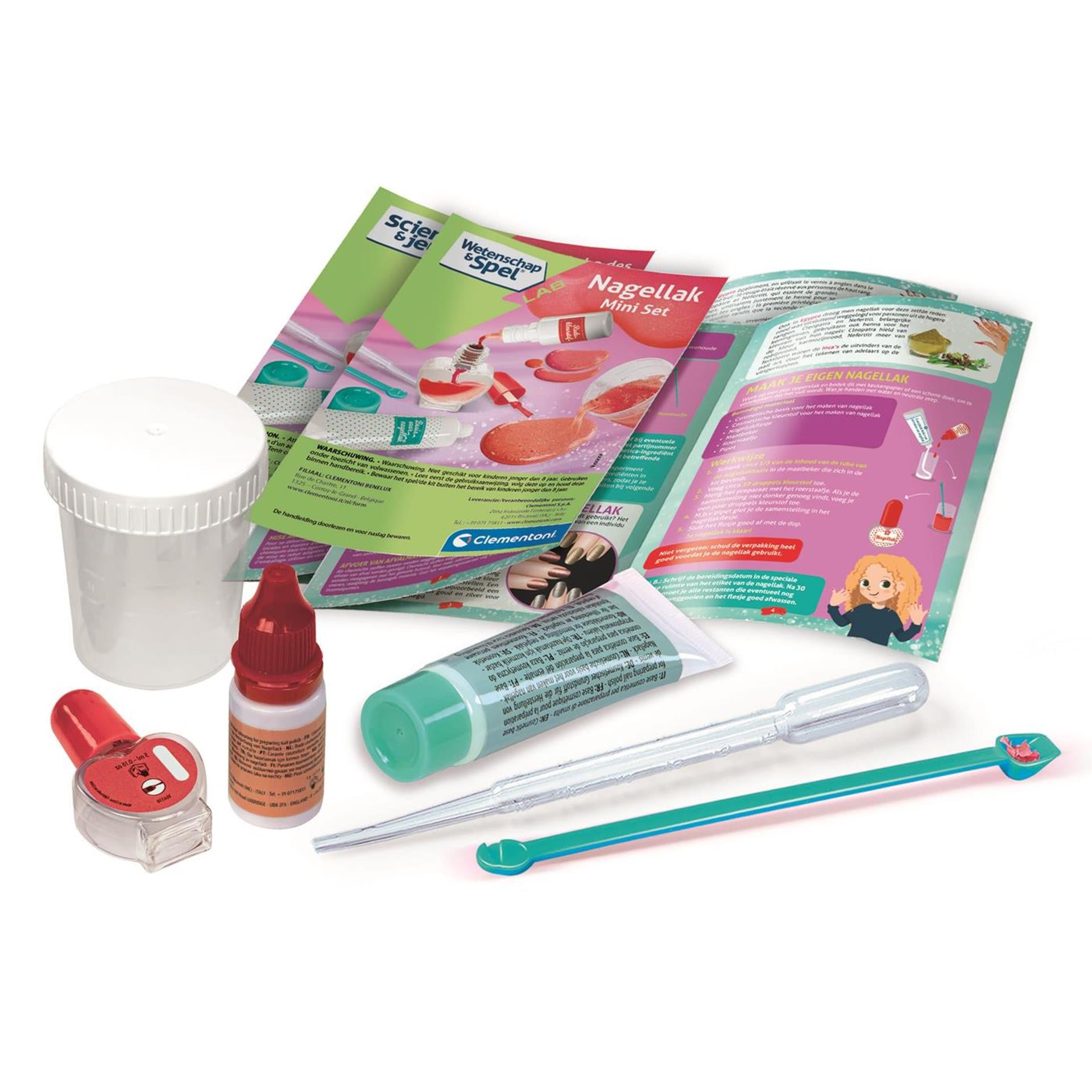 Clementoni wetenschap en spel - mini nagellakset