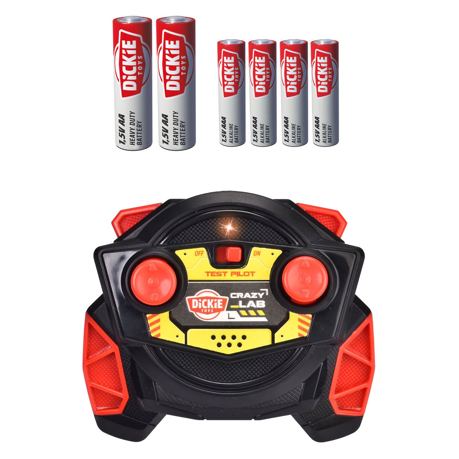 Dickie rc bestuurbare auto fire 'n frost flippy rtr