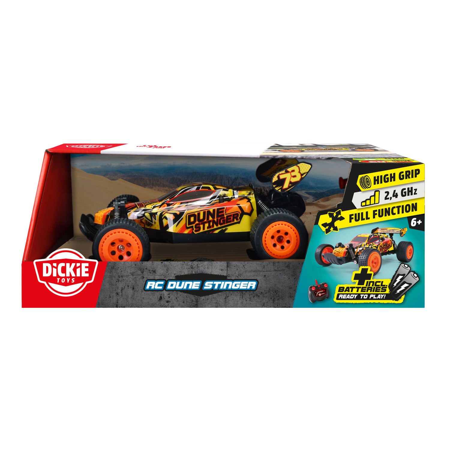 Dickie toys 201105009 dune stinger 1:24 rc modelauto voor beginners elektro buggy