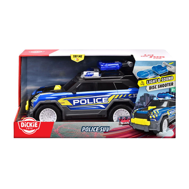 Dickie politie-suv met licht en geluid