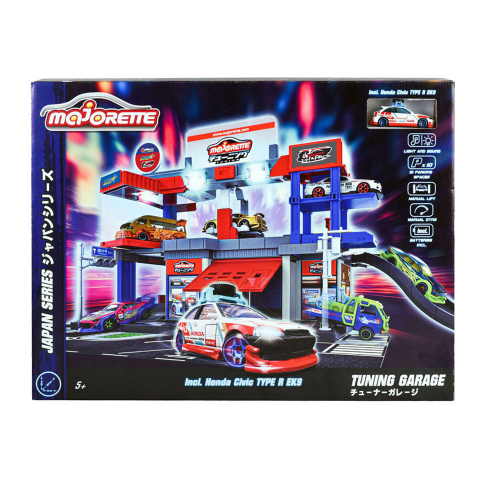 Majorette japan-serie tuning garage speelset