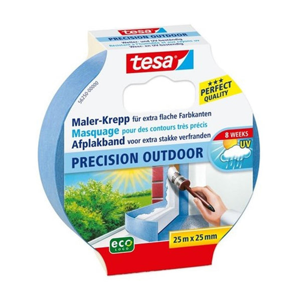 Tesa afplakband outdoor 25 m x 25 mm