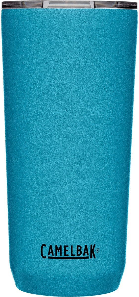 Camelbak tumbler vacuum insulated thermosbeker - 600 ml - dubbelwandige isolatie - bpa-vrij - antislip siliconen bodem - losse dop (3 standen) - drinkbeker - blauw