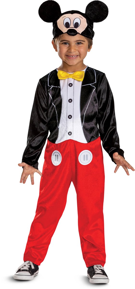 Disguise disney mickey classic kinderkostuum xs (3-4 jaar) 104 110