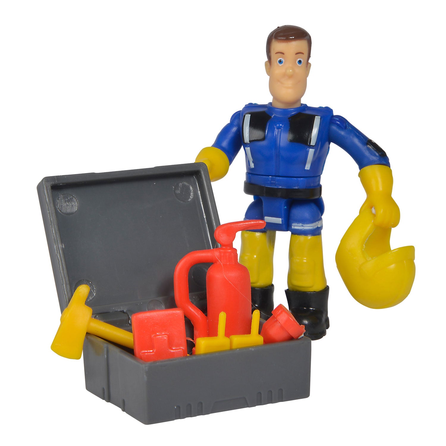 Simba brandweerman sam speelgoed quad met figuur - actievoertuig.