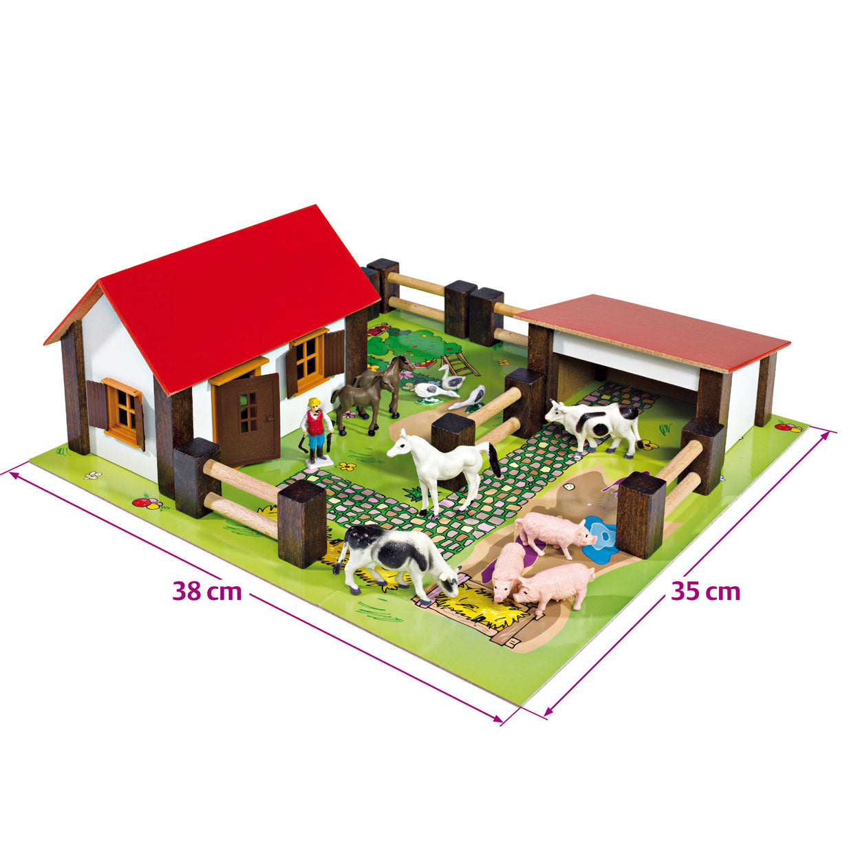 Eichhornboerderij incl. dieren en accessoires