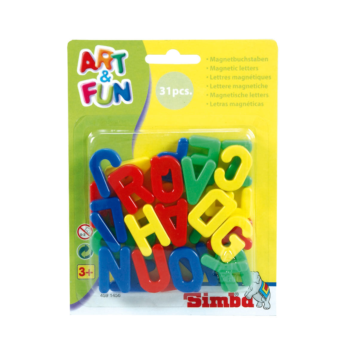 Simba magneet hoofdletters. 31dlg.
