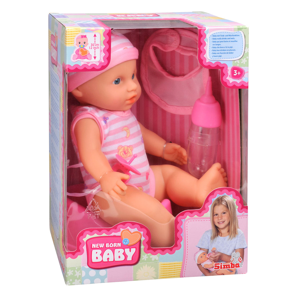 Pasgeboren baby Schattige baby