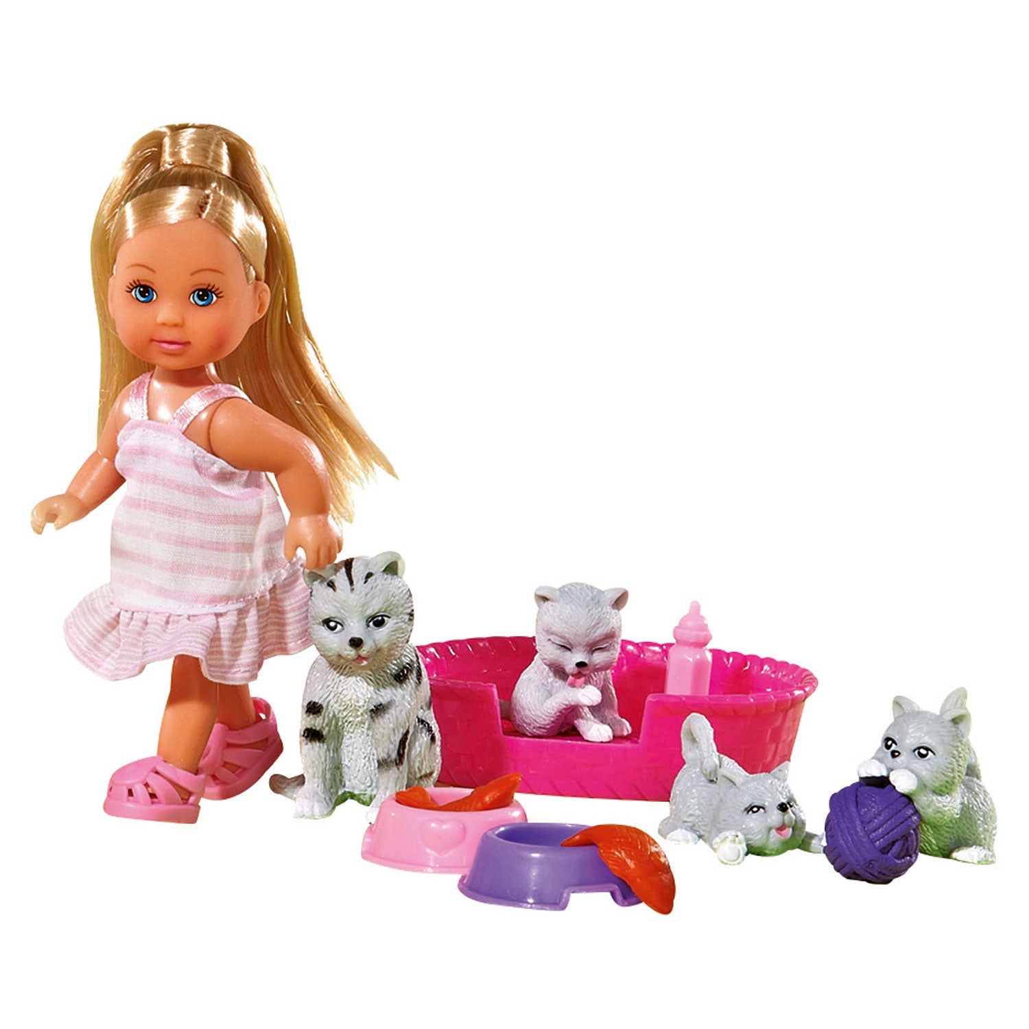 Evi is dol op dierenvriend witte hondjes