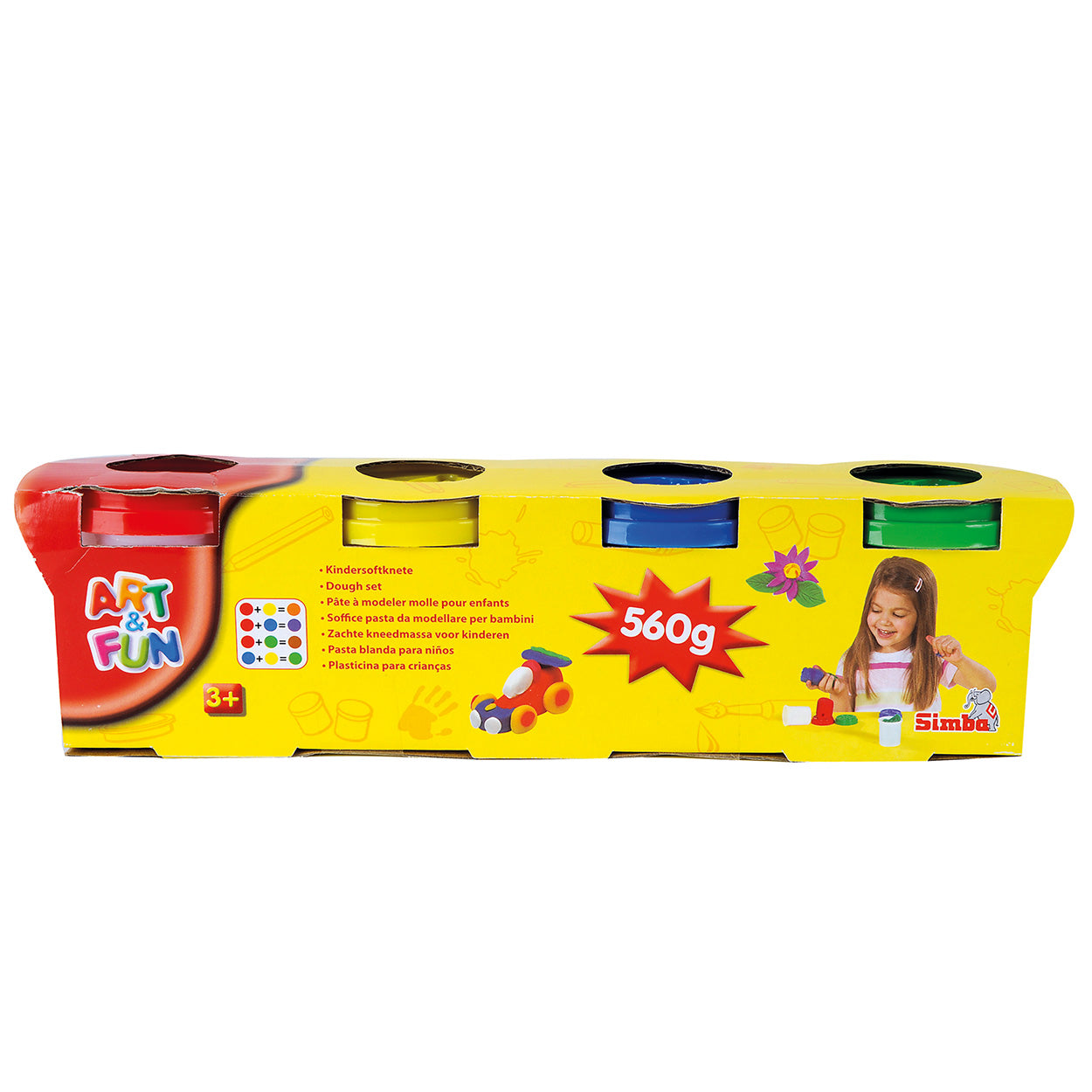Simba art fun klei set, 4dlg.